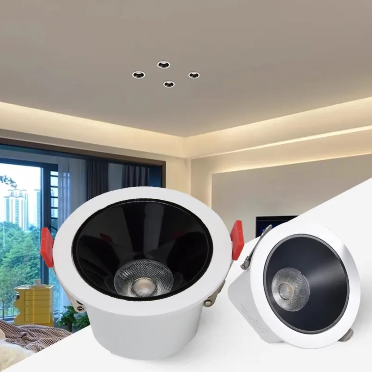 Recessed COB Anti Glare Down Light (7W 2")