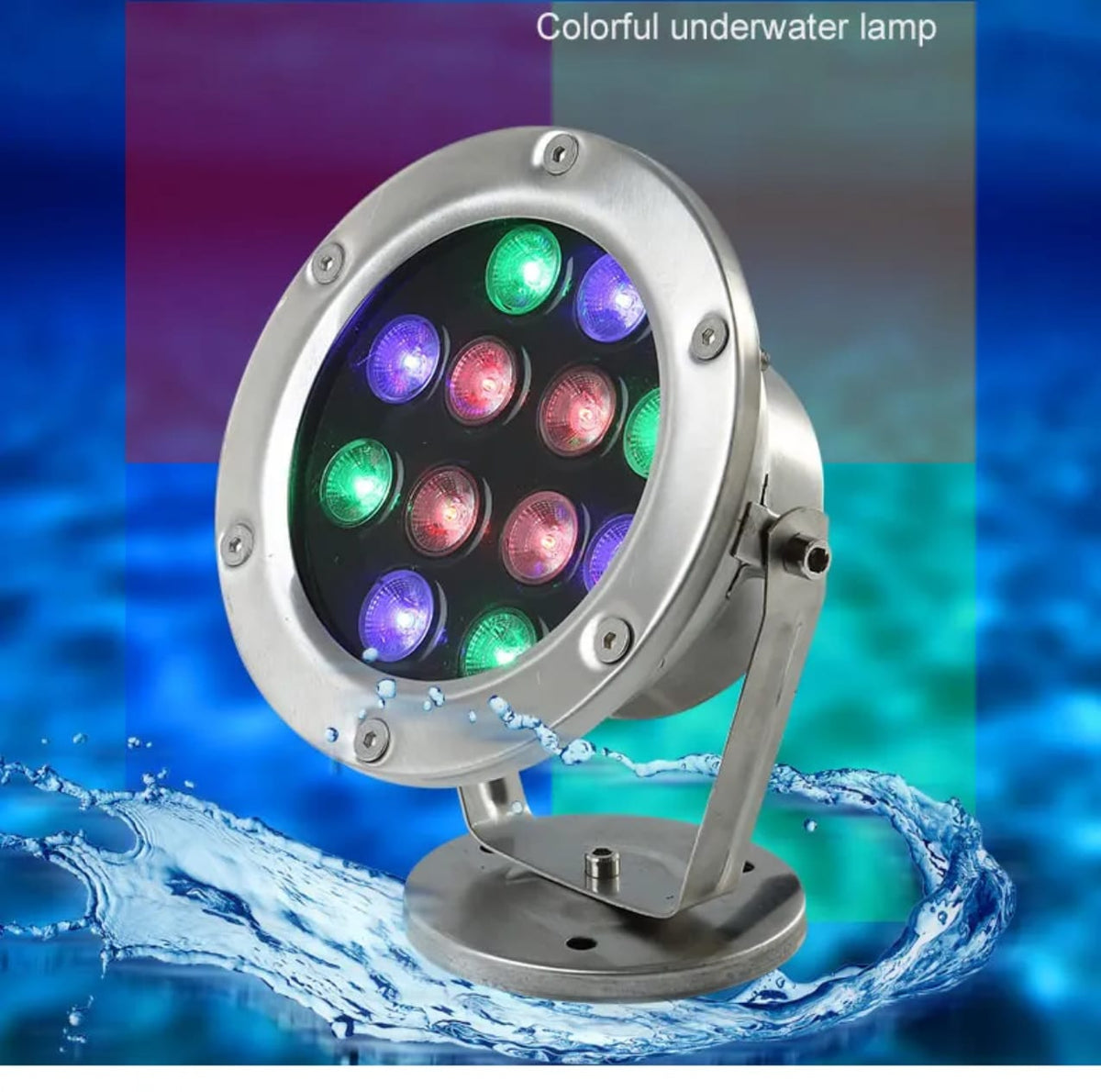 RGB LED Underwater Fountain Lights 6W/12W