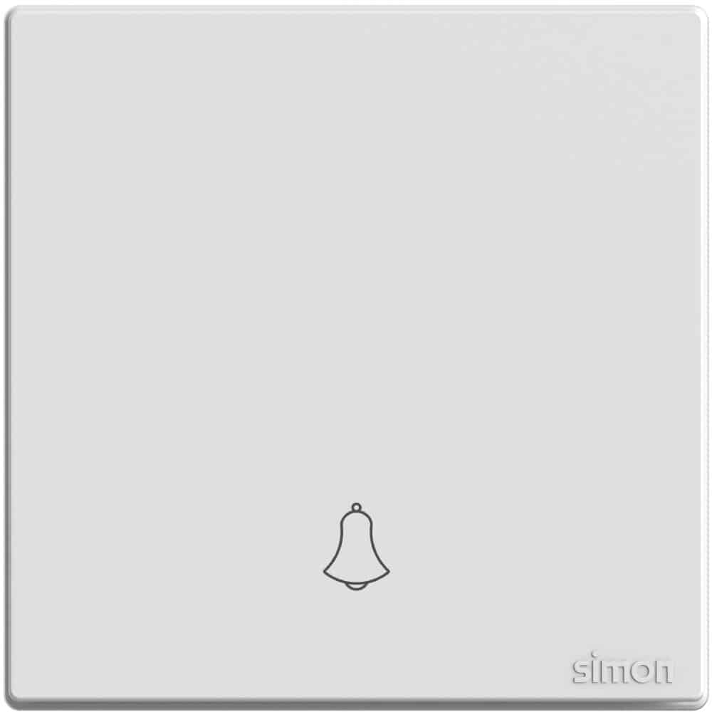 Simon 1-Gang Doorbell Switch - White