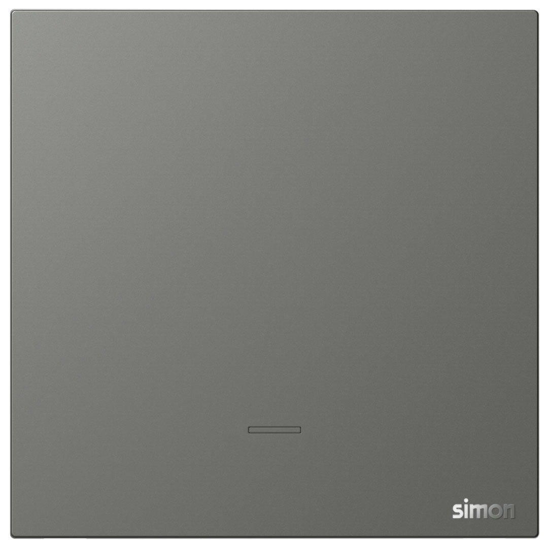 Simon 20A Double Pole Switch with LED M7 Air Series-Grey