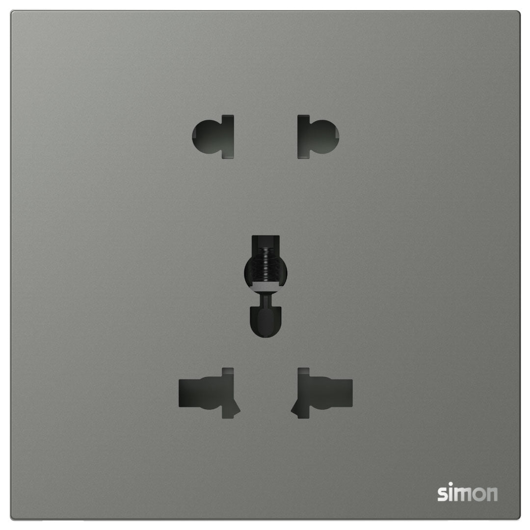 Simon 2Pin and International Socket M7 Air Series-Grey