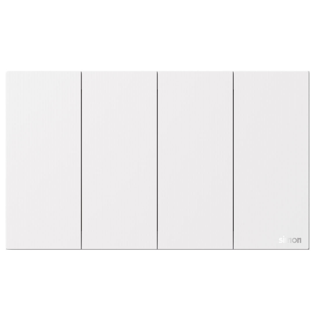 Simon 4-Gang 1-Way Switch (3×6) M7 Air Series-White