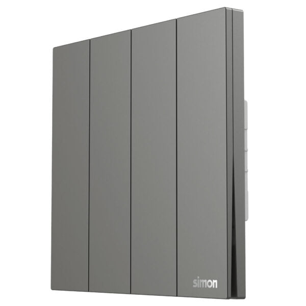 Simon 4-Gang 1-Way Switch M7 Air Series -Grey