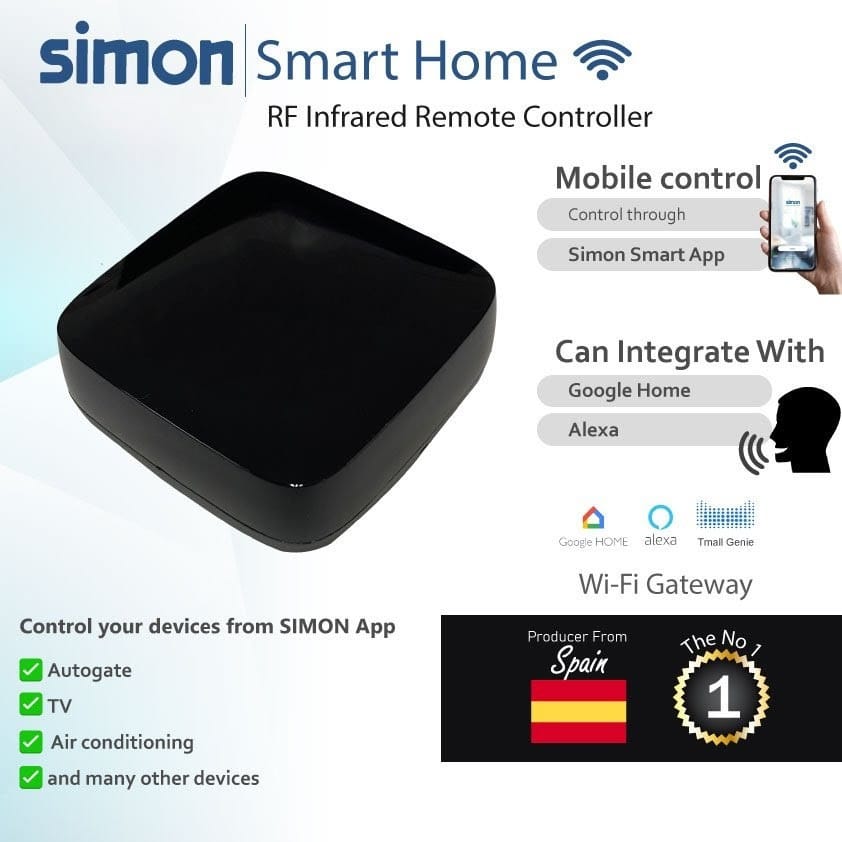 Simon WiFi IR and RF Smart Remote Controller