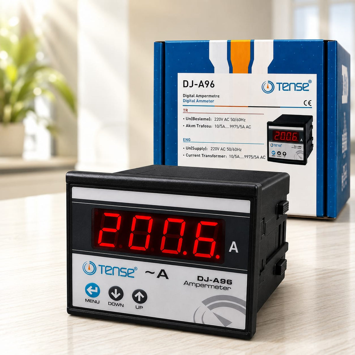 Tense Digital Ammeter DJ-A96