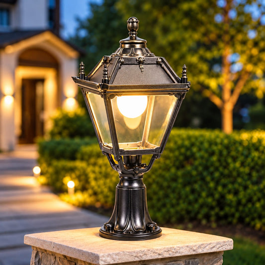 Fumagalli Tobia Square Standing Lantern GAte Light