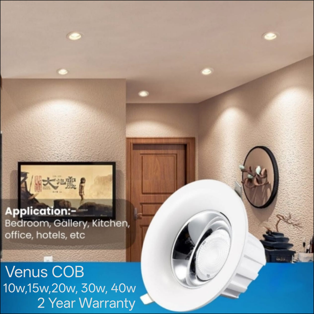 VENUS COB Down Light 10W (3 in 1)
